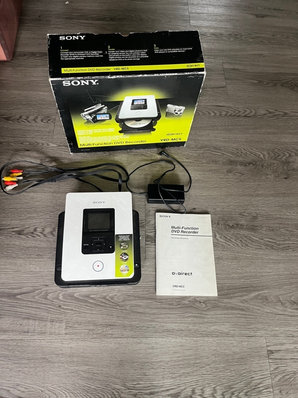 Sony Multi-Function DVD Recorder VRD-MC5 — White/Black